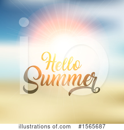 Royalty-Free (RF) Summer Clipart Illustration by KJ Pargeter - Stock Sample #1565687