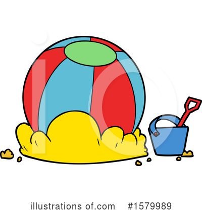 Beach Ball Clipart #1579989 by lineartestpilot