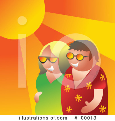 Royalty-Free (RF) Summer Time Clipart Illustration by Prawny - Stock Sample #100013