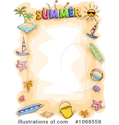Royalty-Free (RF) Summer Time Clipart Illustration by BNP Design Studio - Stock Sample #1066558