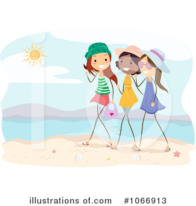 Royalty-Free (RF) Summer Time Clipart Illustration by BNP Design Studio - Stock Sample #1066913