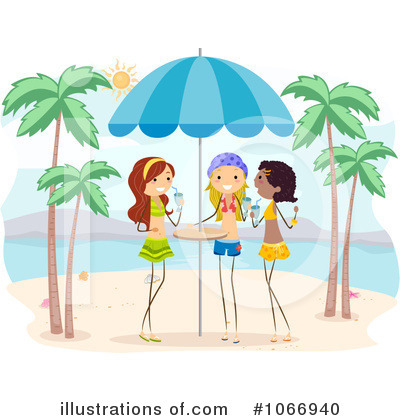 Royalty-Free (RF) Summer Time Clipart Illustration by BNP Design Studio - Stock Sample #1066940