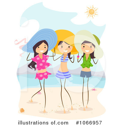 Royalty-Free (RF) Summer Time Clipart Illustration by BNP Design Studio - Stock Sample #1066957