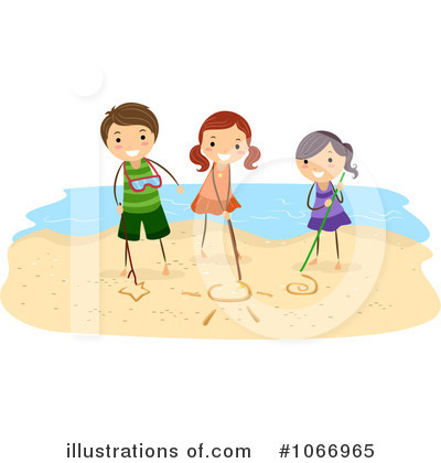 Royalty-Free (RF) Summer Time Clipart Illustration by BNP Design Studio - Stock Sample #1066965
