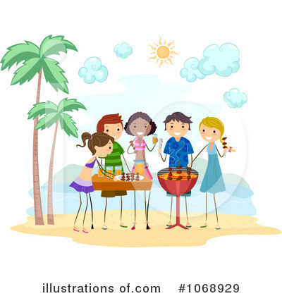 Royalty-Free (RF) Summer Time Clipart Illustration by BNP Design Studio - Stock Sample #1068929