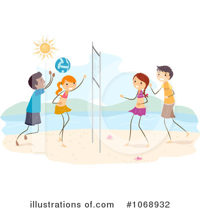 Royalty-Free (RF) Summer Time Clipart Illustration by BNP Design Studio - Stock Sample #1068932