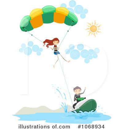 Parachute Clipart #1068934 by BNP Design Studio