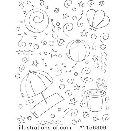 Royalty-Free (RF) Summer Time Clipart Illustration by Cory Thoman - Stock Sample #1156306