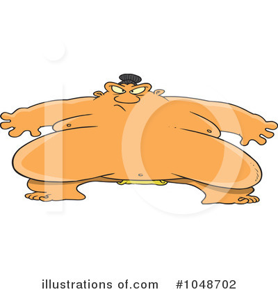 Wrestling Clipart #1048702 by toonaday