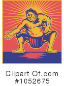 Sumo Wrestler Clipart #1052675 by patrimonio