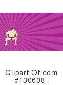 Sumo Wrestler Clipart #1306081 by patrimonio