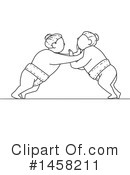 Sumo Wrestler Clipart #1458211 by patrimonio