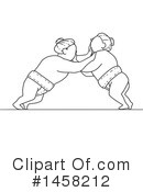Sumo Wrestler Clipart #1458212 by patrimonio