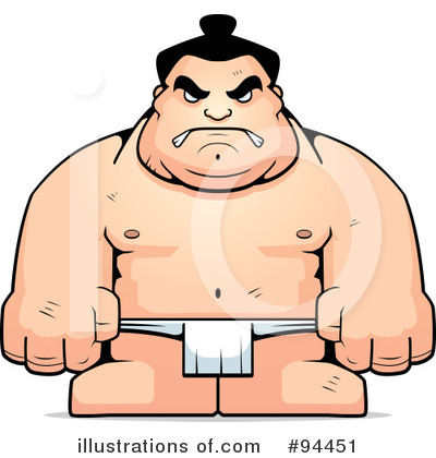 Wrestling Clipart #94451 by Cory Thoman