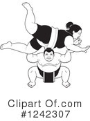 Sumo Wrestling Clipart #1242307 by Lal Perera