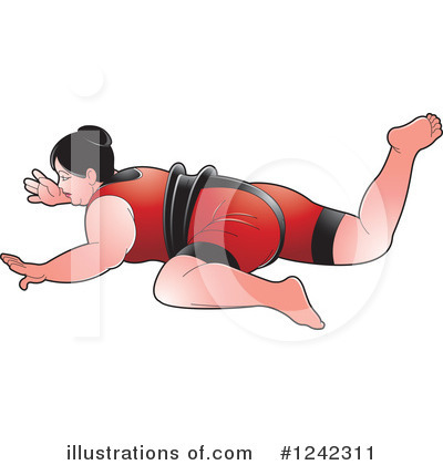 Royalty-Free (RF) Sumo Wrestling Clipart Illustration by Lal Perera - Stock Sample #1242311