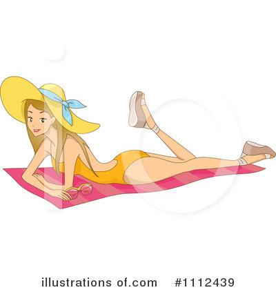 Sun Bathing Clipart #1112439 by BNP Design Studio