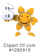 Sun Character Clipart #1282919 by Julos