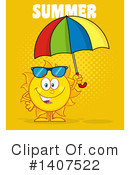 Sun Character Clipart #1407522 by Hit Toon