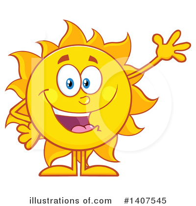 Sun Clipart #1407545 by Hit Toon