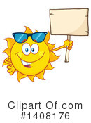 Sun Character Clipart #1408176 by Hit Toon