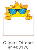 Sun Character Clipart #1408178 by Hit Toon