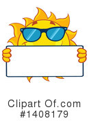 Sun Character Clipart #1408179 by Hit Toon