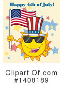 Sun Character Clipart #1408189 by Hit Toon