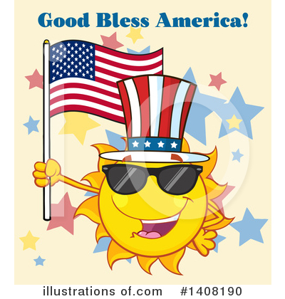 Royalty-Free (RF) Sun Character Clipart Illustration by Hit Toon - Stock Sample #1408190