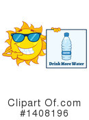 Sun Character Clipart #1408196 by Hit Toon