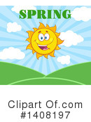 Sun Character Clipart #1408197 by Hit Toon