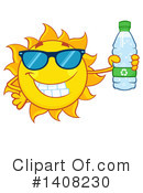 Sun Character Clipart #1408230 by Hit Toon