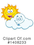 Sun Character Clipart #1408233 by Hit Toon
