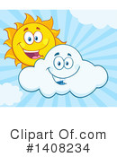 Sun Character Clipart #1408234 by Hit Toon