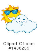 Sun Character Clipart #1408239 by Hit Toon