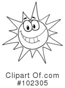 Sun Clipart #102305 by Hit Toon