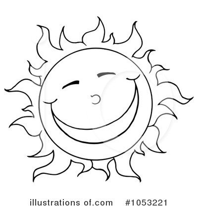 Royalty-Free (RF) Sun Clipart Illustration by Hit Toon - Stock Sample #1053221