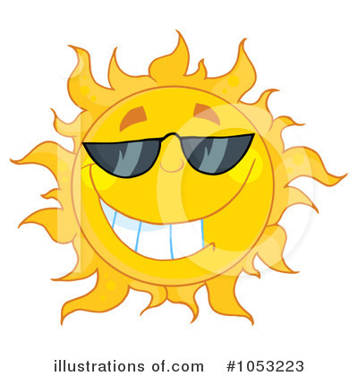 Royalty-Free (RF) Sun Clipart Illustration by Hit Toon - Stock Sample #1053223