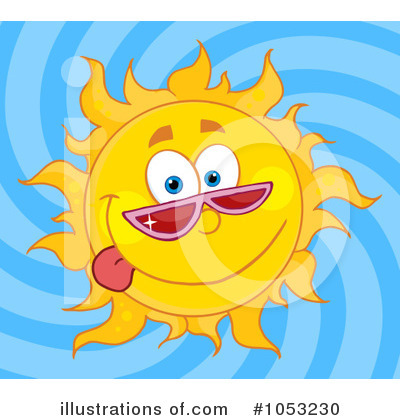 Royalty-Free (RF) Sun Clipart Illustration by Hit Toon - Stock Sample #1053230
