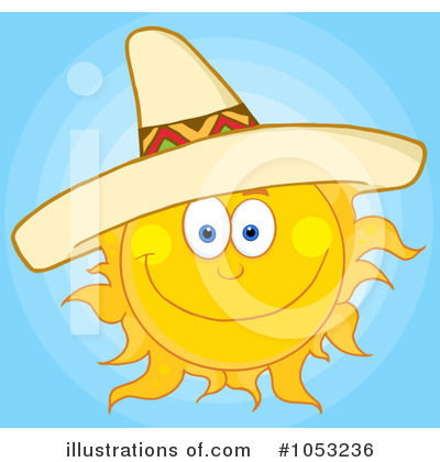 Royalty-Free (RF) Sun Clipart Illustration by Hit Toon - Stock Sample #1053236