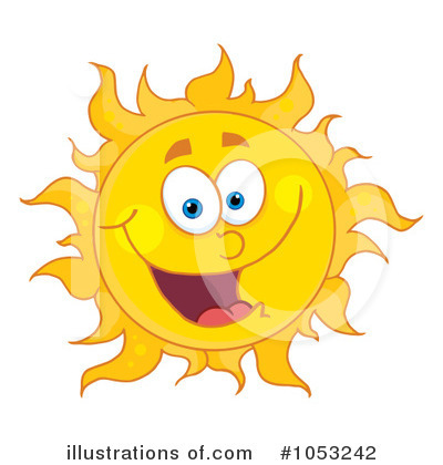 Royalty-Free (RF) Sun Clipart Illustration by Hit Toon - Stock Sample #1053242