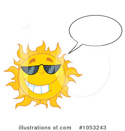 Royalty-Free (RF) Sun Clipart Illustration by Hit Toon - Stock Sample #1053243