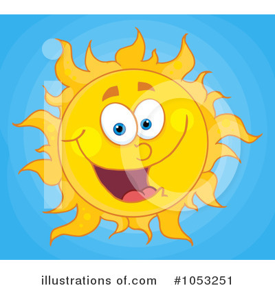 Royalty-Free (RF) Sun Clipart Illustration by Hit Toon - Stock Sample #1053251