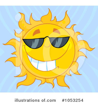 Royalty-Free (RF) Sun Clipart Illustration by Hit Toon - Stock Sample #1053254