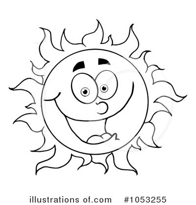 Royalty-Free (RF) Sun Clipart Illustration by Hit Toon - Stock Sample #1053255