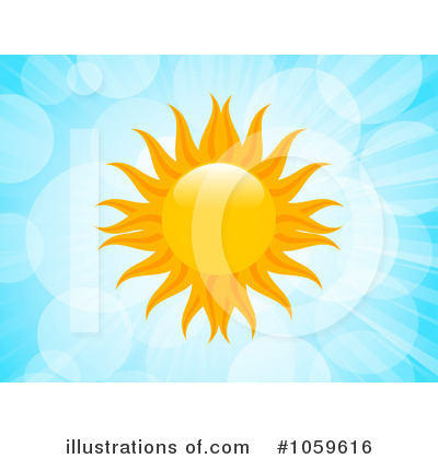 Royalty-Free (RF) Sun Clipart Illustration by elaineitalia - Stock Sample #1059616