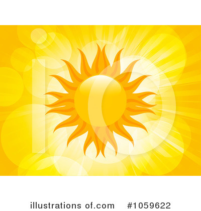 Royalty-Free (RF) Sun Clipart Illustration by elaineitalia - Stock Sample #1059622
