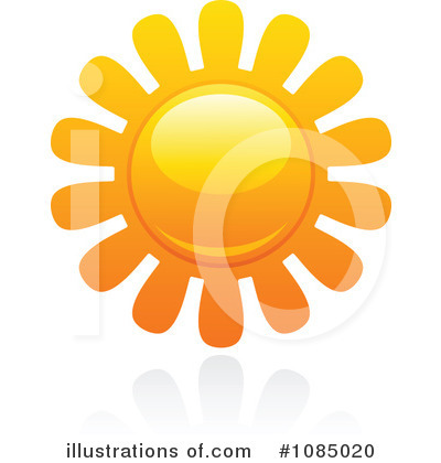 Royalty-Free (RF) Sun Clipart Illustration by elena - Stock Sample #1085020