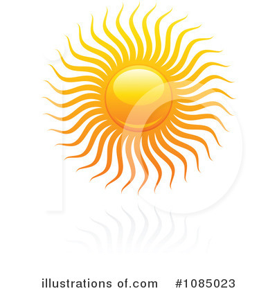 Royalty-Free (RF) Sun Clipart Illustration by elena - Stock Sample #1085023