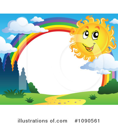 Royalty-Free (RF) Sun Clipart Illustration by visekart - Stock Sample #1090561